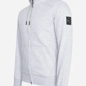 Siren full zip hood - grey marl