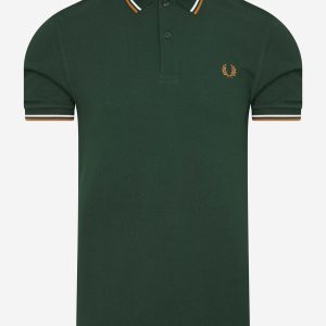 Twin tipped polo - evergreen