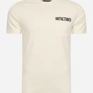 Durness pocket tee - whisper white