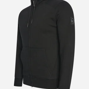 Siren full zip hood - black