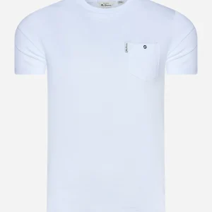 Signature pocket tee - white
