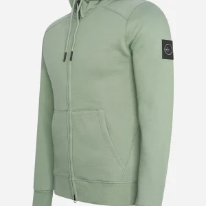 Siren full zip hood - sage