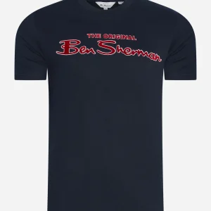 Signature logo tee - dark navy