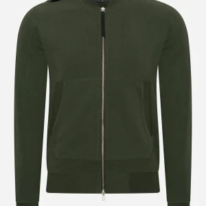 Full zip bomber sweat - oil slick