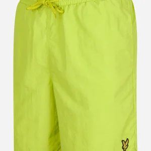 Plain swim short - green scorch