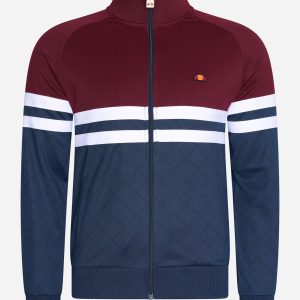 Prende track top - burgundy