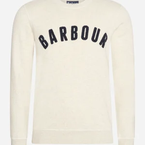 Prep logo crew - ecru marl