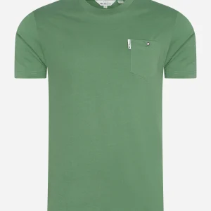 Signature pocket tee - rich fern