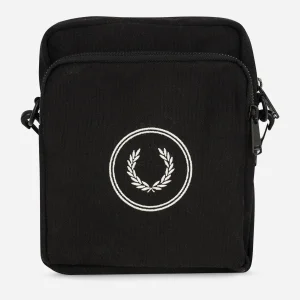 Branded side bag - black