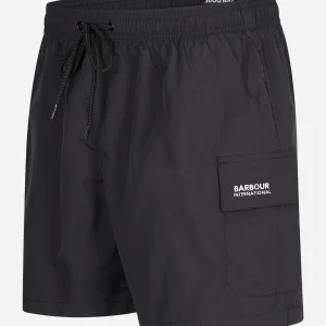 Pocket swim short - black