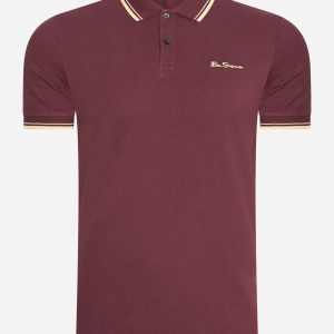 Signature polo - aubergine