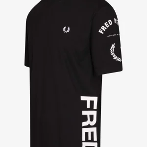 Bold branding t-shirt - black