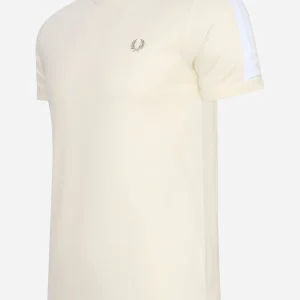 Tonal tape ringer t-shirt - ecru