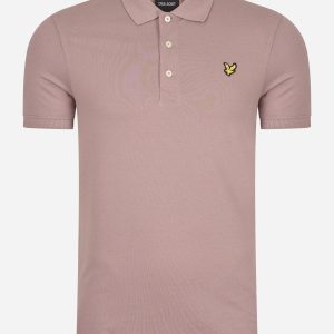 Plain polo shirt - hutton pink