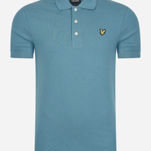 Plain polo shirt - skipton blue