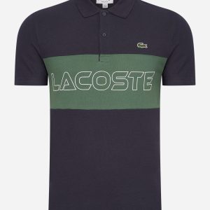 Colorblock polo - abysm sequoia
