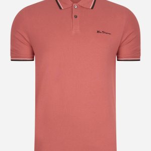 Signature polo - raspberry
