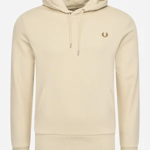 Tipped hooded sweatshirt - oatmeal