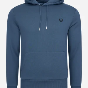 Tipped hooded sweatshirt - midnight blue