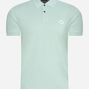 SS pique polo - sea green