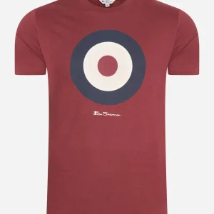 Signature target tee - claret