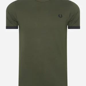 Ringer t-shirt - hunting green