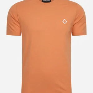 SS icon tee - coral gold