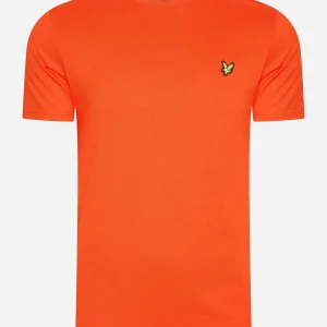 Plain t-shirt - tangerine tango