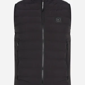 Lightweight bubble gilet - black