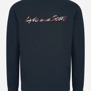 Multi embroidery crewneck - dark navy