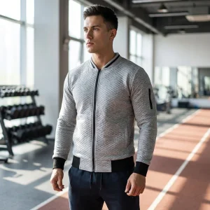 Casual Jacket Met Mouwrits - Roberto