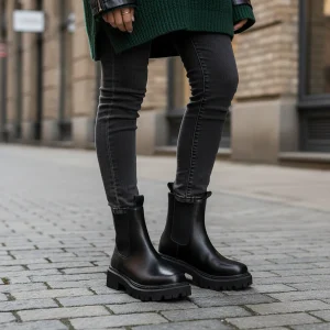 Chelsea Laarzen Met Ronde Neus - Carolyn