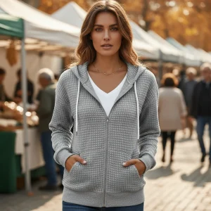 Damesjack met Ritssluiting - Claudia