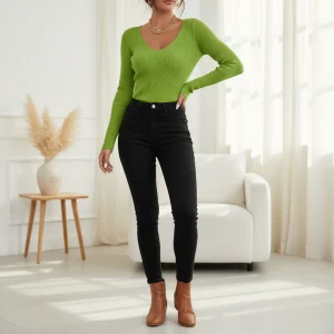 Damestrickpullover - Solveig