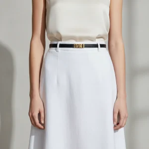 Dunnere Verstelbare Leren Ceintuur - WaistGleam