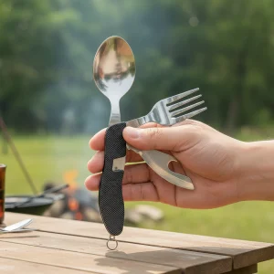 RVS Outdoor Multifunctioneel Gereedschap - CampLepel