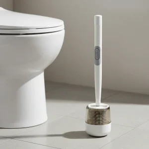 Ergonomische Toilettenborstel Met Houder - GlideScrub