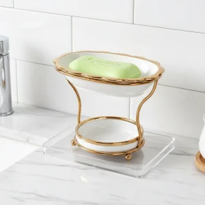 Verhoogde Zeepdispenser Porselein - DryGrace