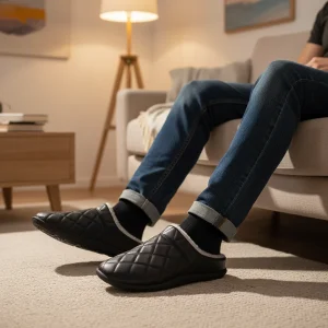 Gevoerde Huisslippers Met Pluche - CozyKick