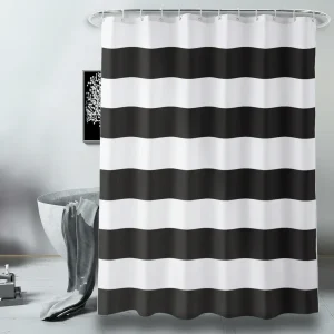 Gestreept Textiel Douchescherm - WavePanel