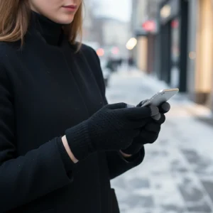 Gegarneerde Touchscreen Handschoenen - TouchGlove