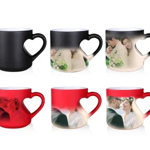 Magische Koffiemok met Hartvormig Handvat