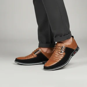 Leren Halbschoen Met Veters - Russell