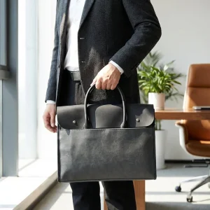 Heren Laptoptas Van PU Leer - RetroCarry