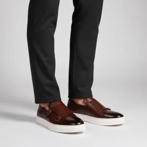 Herenleder schoen met gespen - Glenn