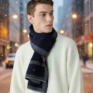 Heren Sjaal Van Fijn Kasjmier - Cozyline