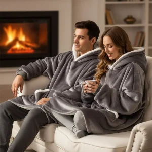 Hoodie en Dekentje Gecombineerd - SnuggleBlanket