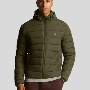 Lightweight puffer jacket - olive
