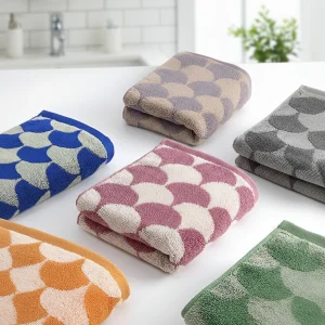 Jacquard-katoenen handdoek - FanTowel