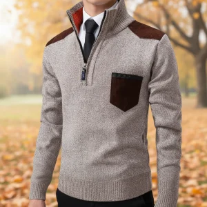 Kasjmiertrui met Ritssluiting - Emil